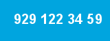 929 122 34 59 929 122 34 59